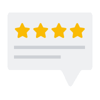 5 estrellas de reseña de google